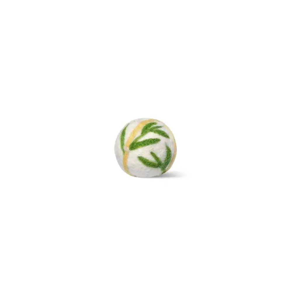 MariGold Pelota para gato de fieltro de lana natural Bambou-Ball - 5x5cm - MariGold - Comparador de precios