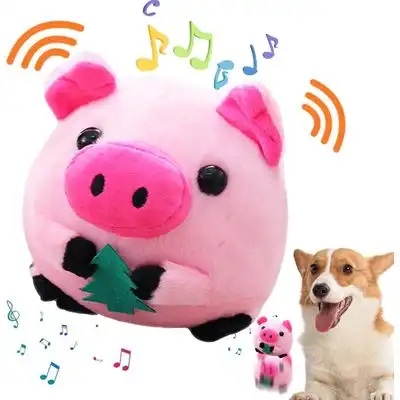 MCBOSON Peluche interactivo para perros - Cerdito rosa - Mcboson - Comparador de precios