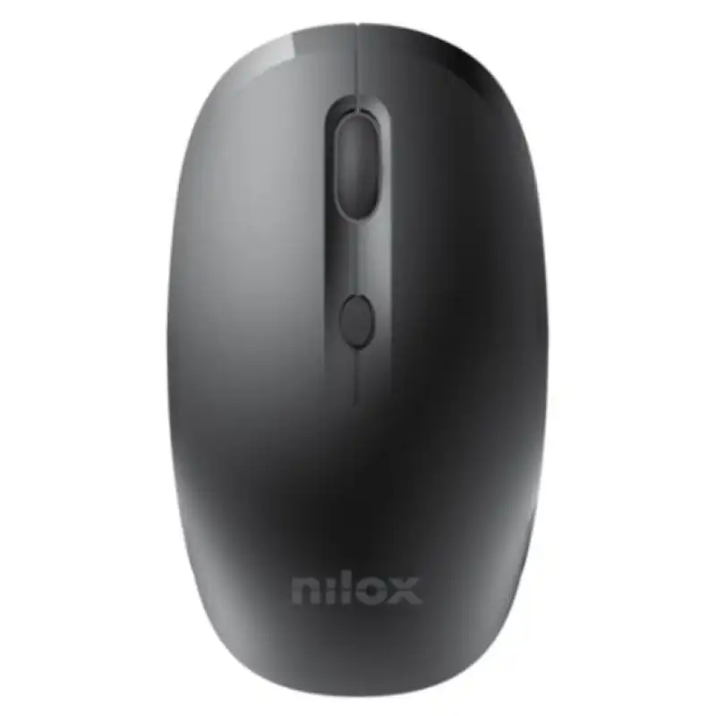 Nilox NXMOWI4002 Ratón Wireless Recargable USB-C 3200DPI Negro