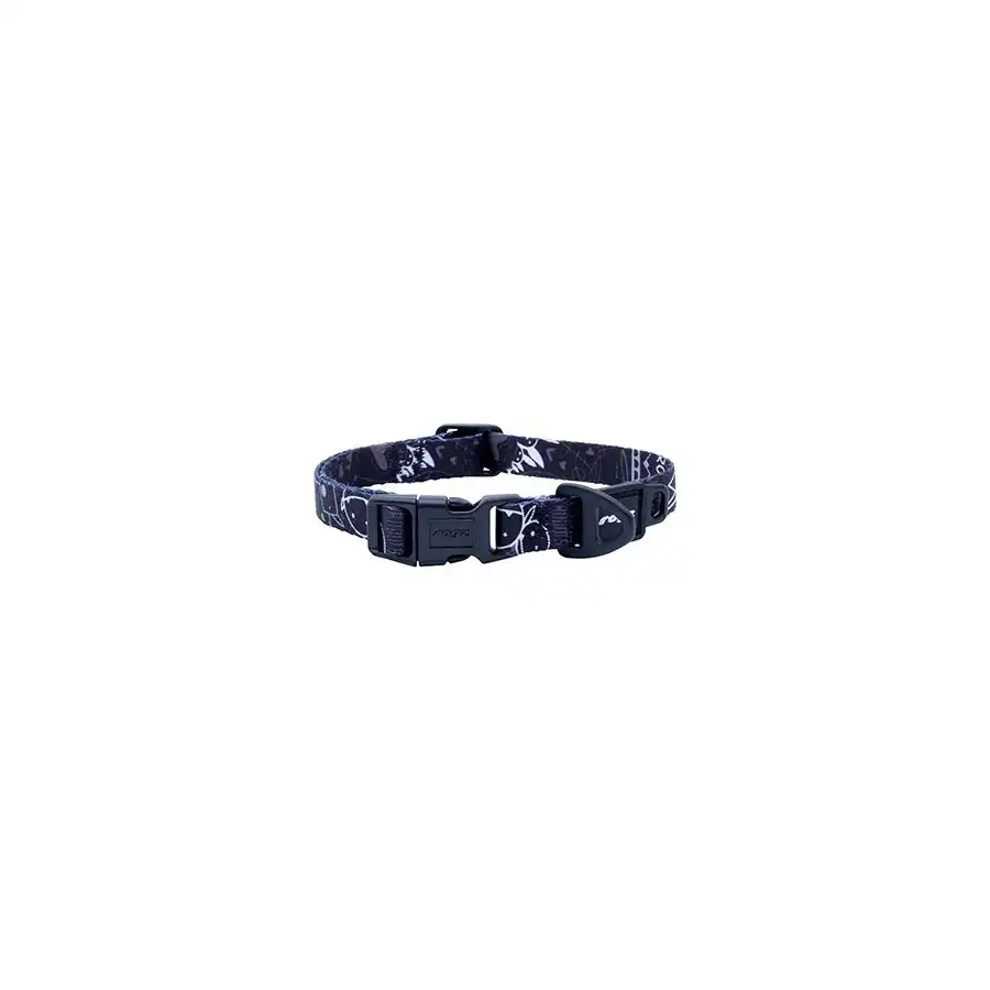 Rogz Collar Grafitti Negro para perros - 26–40 cm x 16 mm - Rogz - Comparador de precios