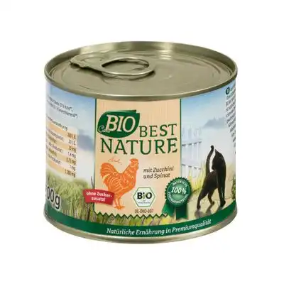 Best Nature Cats Bio pollo y calabacín - 6 x 200 g - Best Nature - Comparador de precios