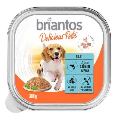 Briantos Delicious Paté 27 x 300 g - Pescado y guisantes - briantos - Comparador de precios