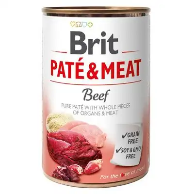 Brit Paté & Meat 6 x 400 g - Vacuno - Brit Care - Comparador de precios