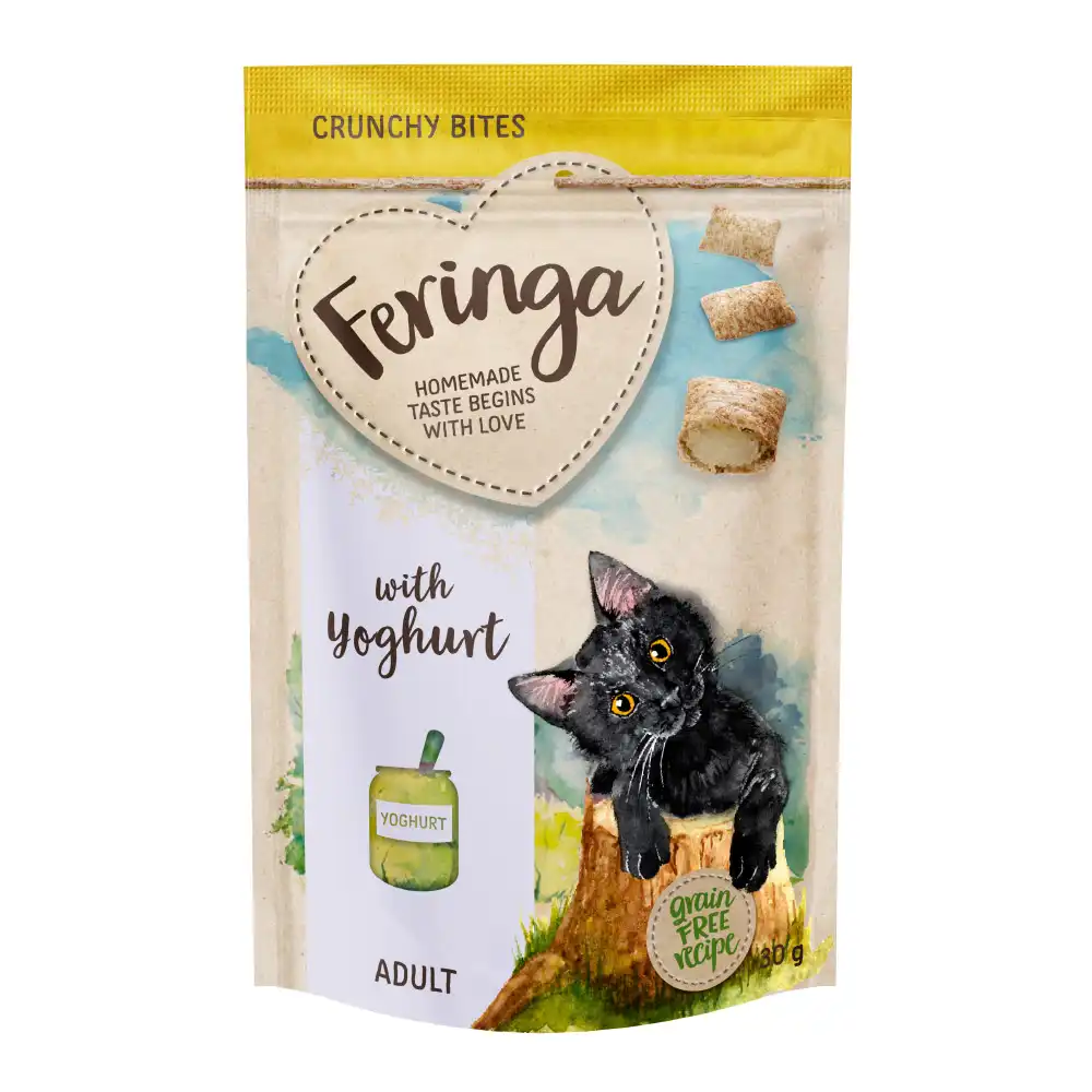 Feringa Crunchy Bites con yogur para gatos 30 g - Feringa - Comparador de precios