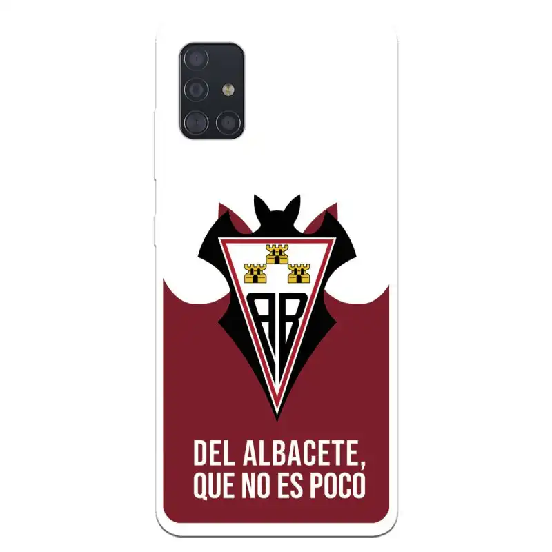 Funda Licencia Oficial Albacete Balompié Escudo del Albacete que no es Poco para Samsung Galaxy A51