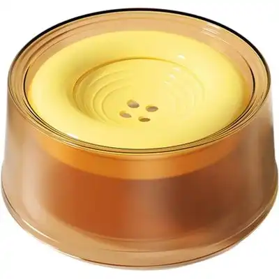 HausPets Comedero perros, disco flotante 1200 ml, cuenco casero prueba - AMARILLO - HausPets - Comparador de precios
