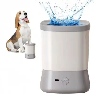 IntiMeg Vaso eléctrico para lavar las patas de las mascotas - Gris - IntiMeg - Comparador de precios