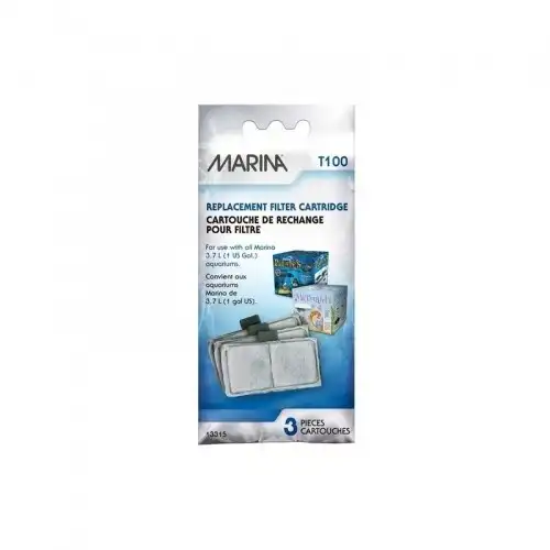 Marina 3 Cartuchos Recambio de Acuario 3,7 Litros 45 GR - Marina - Comparador de precios