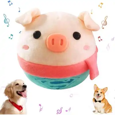 MCBOSON Peluche interactivo para perros - Superman Cerdo Azul - Mcboson - Comparador de precios