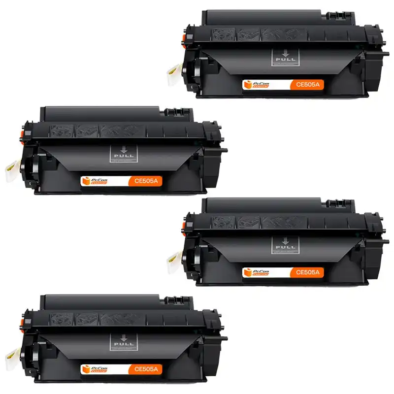 Pccom Essential HP CE505A/CF280A Tóner Compatible Negro Pack 4