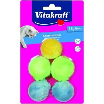 Pelotas De Felpa Vitakraft For You - Gato - X 5 - Vitakraft - Comparador de precios