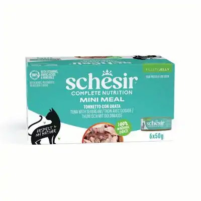 Schesir Complete Nutrition Filete en gelatina 6 x 50 g en latas - Atún con dorada - Schesir - Comparador de precios