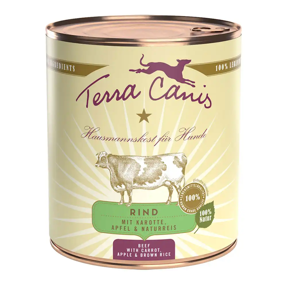 Terra Canis Menú 6 x 800 g - Vacuno