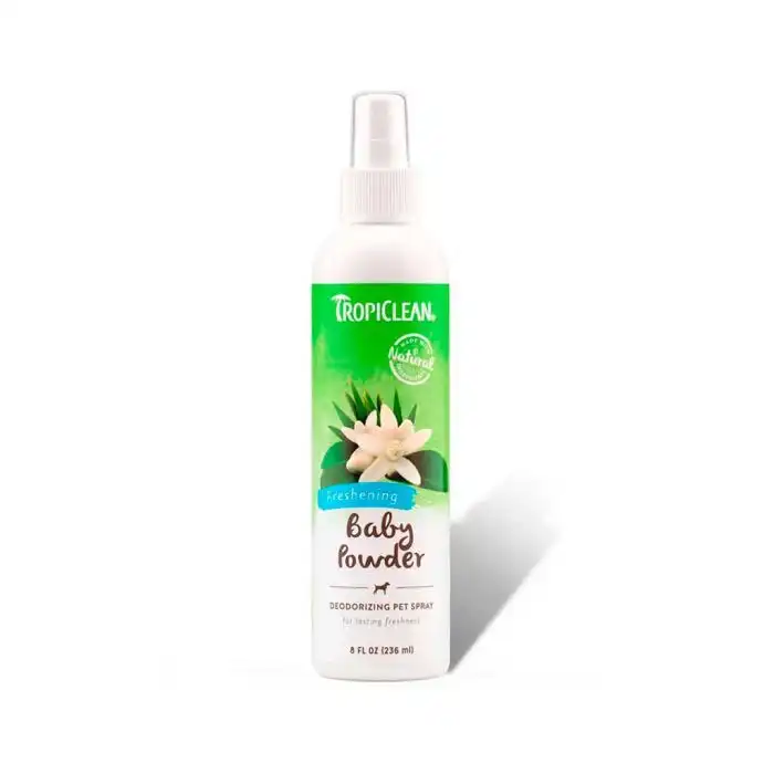 Tropiclean Spray Desodorante Baby Powder 236 ml - Tropiclean - Comparador de precios