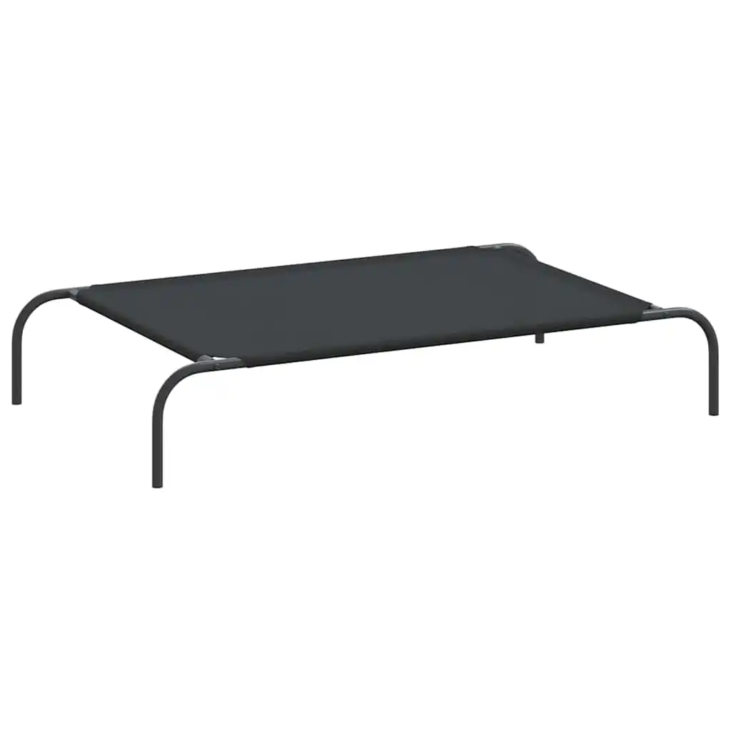 VidaXL Cama Negra Elevada para Perros - 110 cm x 65 cm x 20 cm - VIDAXL - Comparador de precios