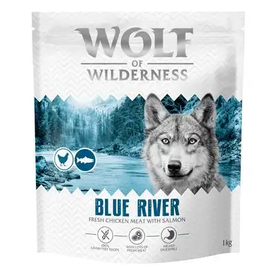 Wolf of Wilderness Adult «Blue River» salmón - sin cereales - 1 kg - Receta nueva - Wolf of Wilderness - Comparador de precios