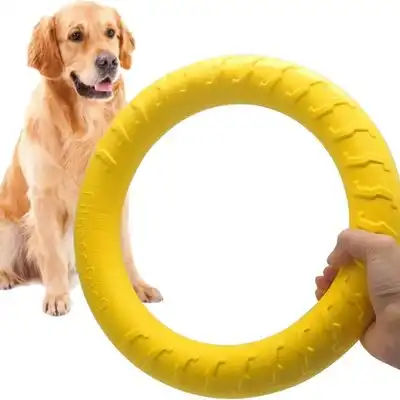 ZooVenture  para perros con ruedas - EVA, flotante, volador, 7-30 kg - AMARILLO - Zooventure - Comparador de precios