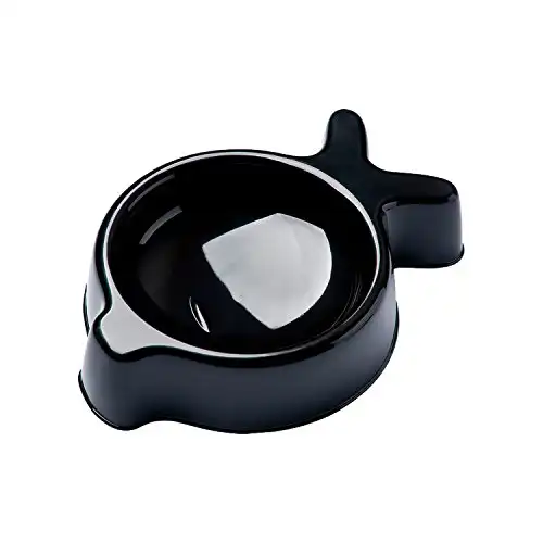 Comedero para gatos Fish Negro