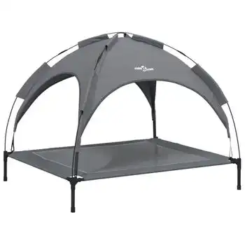 Cama Para Perros Con Dosel Antracita Tela Oxford Y Acero Vidaxl - VIDAXL - Comparador de precios
