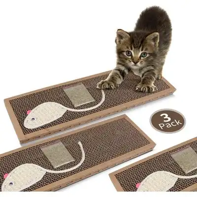 FurryFusion Juego de rascador para gatos de 3 piezas - 3 piezas - Furry Fusion - Comparador de precios