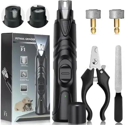 HausPets Lima de uñas eléctrica perros luz LED, 2 velocidades, recargable - Artículo 1 - HausPets - Comparador de precios