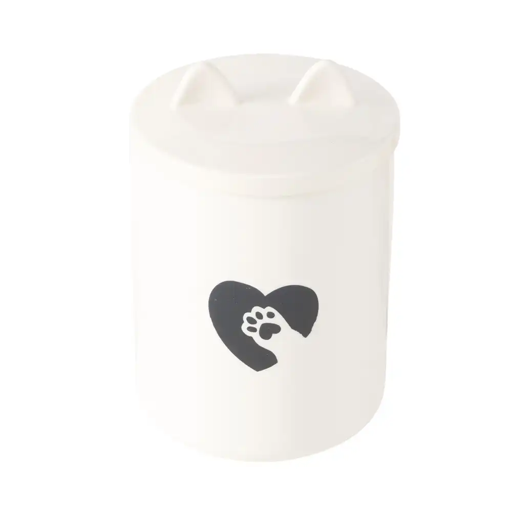 Lata de almacenamiento Boltze Kitten - blanco