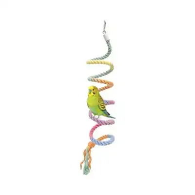 MCBOSON Percha para pájaros plegable de cuerda de cáñamo con degradado - 1 artículo - Mcboson - Comparador de precios