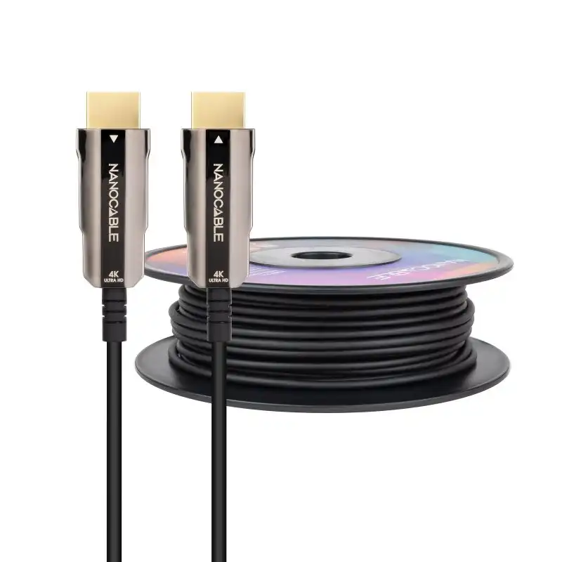 Nanocable Cable HDMI 2.0 AOC 4K Macho/Macho 100m Negro