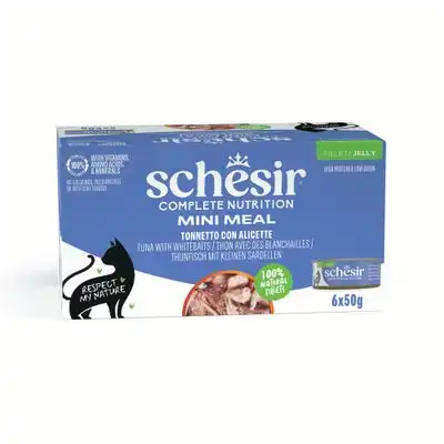Schesir Complete Nutrition Filete en gelatina 6 x 50 g en latas - Atún con pescado blanco - Schesir - Comparador de precios