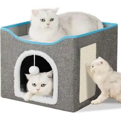 UAMLY Cama plegable de doble capa para gatos - 1 pieza - Uamly - Comparador de precios