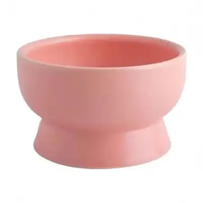 UAMLY Comedero elevado de cerámica para gatos - Rosa - 13 x 13 x 7,5 cm - Uamly - Comparador de precios