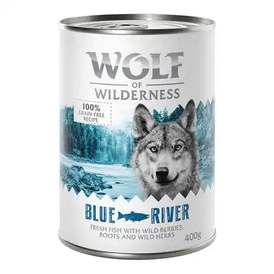 Wolf of Wilderness 6 x 400 g - Blue River, con pescado - Wolf of Wilderness - Comparador de precios