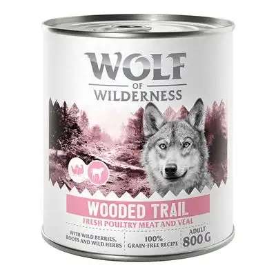 Wolf of Wilderness Expedition 6 x 800 g - Wooded Trails - Ave con ternera - Wolf of Wilderness - Comparador de precios