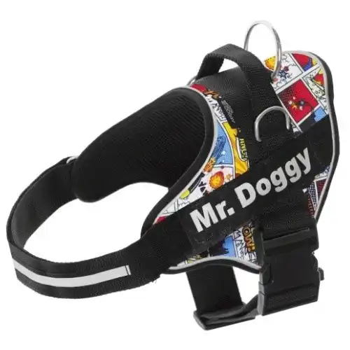 Arnés personalizado Super Doggy estampado de Cómic para perros - Super Doggy - Comparador de precios