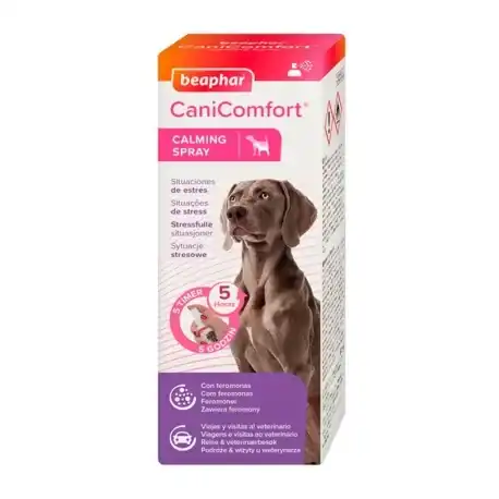 Beaphar CaniComfort Spray Calmante para Perros, 60 ml - beaphar - Comparador de precios