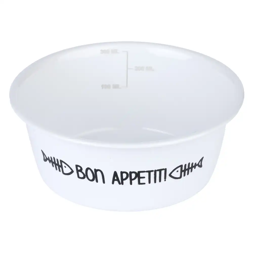 Comedero de acero inoxidable TIAKI Bon Appetit - 300 ml, 12 cm (Diám)