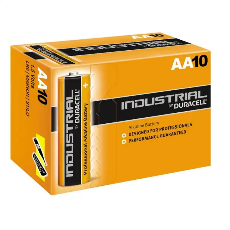 Duracell Industrial LR06 Pack 10 Pilas Alcalinas AA 1.5V