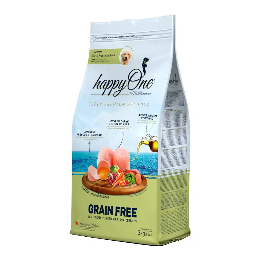 Happy One Mediterraneum Puppy 3 Kg - Happy One - Comparador de precios