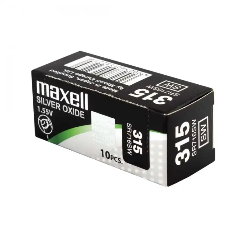 Maxell SR716SW Pack de 10 Pilas de Botón 315