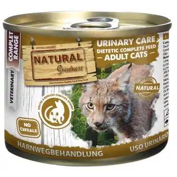 Natural Greatness Cuidado Urinario 200gr Comida Húmeda Veterinaria Para Gatos