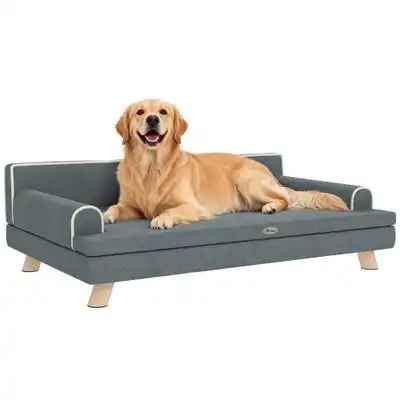 PawHut Sofá para Perro 100x62x32 cm Gris Oscuro - 1 Article - PawHut - Comparador de precios