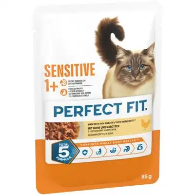 Perfect Fit Sensitive 1+ - Pollo (12 x 85 g) - Perfect Fit - Comparador de precios