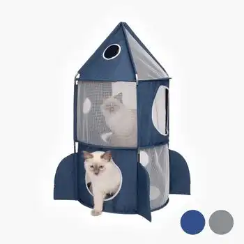 Rocket Para Gatos Vesper Azul Catit