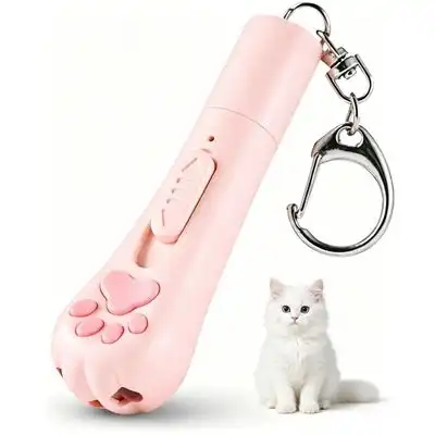 ZooVenture Puntero láser con forma de pata de gato y 5 diseños - Rosa - Zooventure - Comparador de precios
