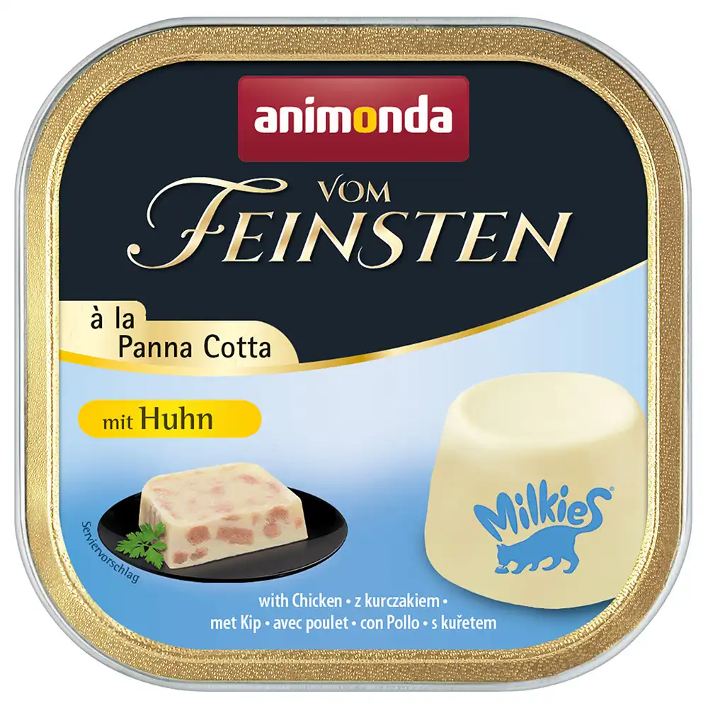 Animonda Vom Feinsten Adult à la Panna Cotta 32 x 100 g - con pollo