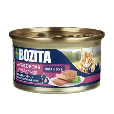 Bozita Mousse Postbióticos 12 x 85 g - Jabalí - Bozita - Comparador de precios