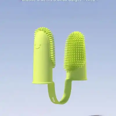 FurryFusion Cepillo de dientes de dedo para perros y gatos - Artículo 1 - Furry Fusion - Comparador de precios