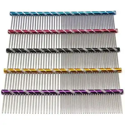HausPets Peine Meetory Grooming parte trasera metálica 16 cm perros gatos - una pieza - HausPets - Comparador de precios