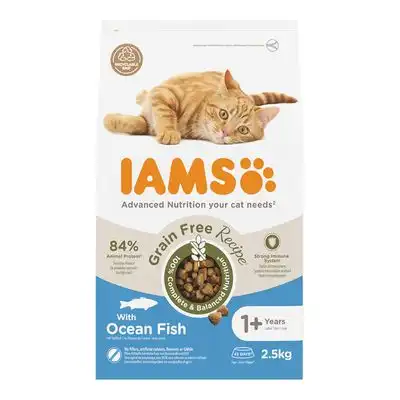 IAMS Advanced Nutrition Grain Free con pescado de mar - 2,5 kg - IAMS - Comparador de precios