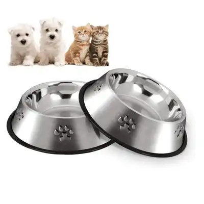 IntiMeg Juego de 2 cuencos para perros y gatos - 2 piezas - IntiMeg - Comparador de precios